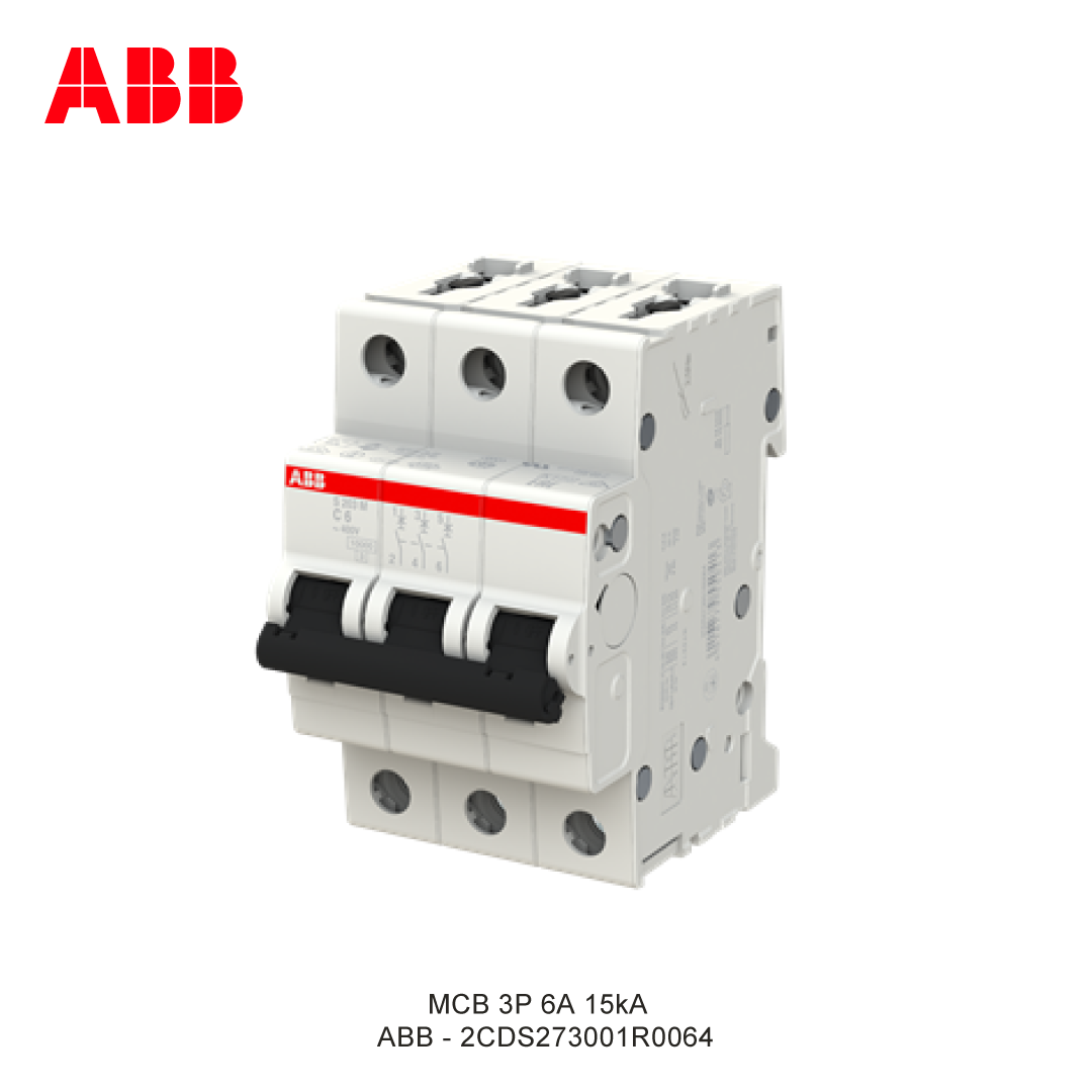 MCB 3P 6A 15kA CURVA C