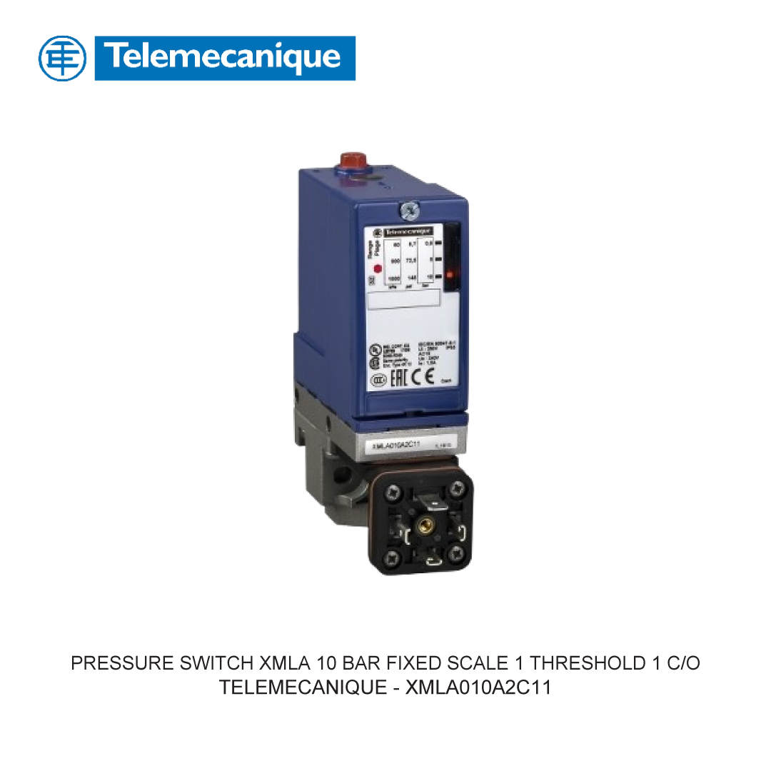 PRESSURE SWITCH XMLA 10 BAR FIXED SCALE 1 THRESHOLD 1 C/O