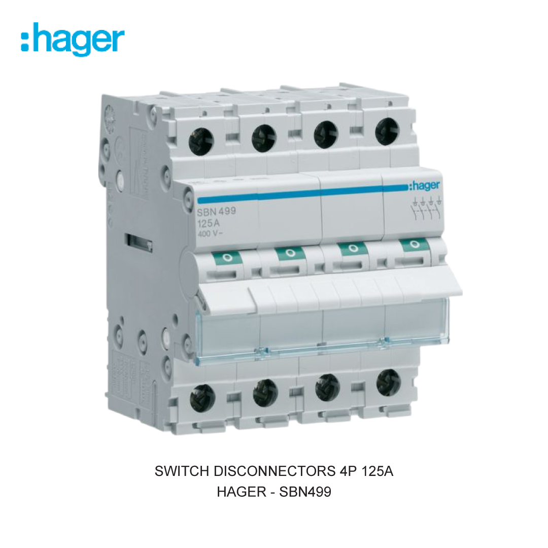 SWITCH DISCONNECTORS 4P 125A