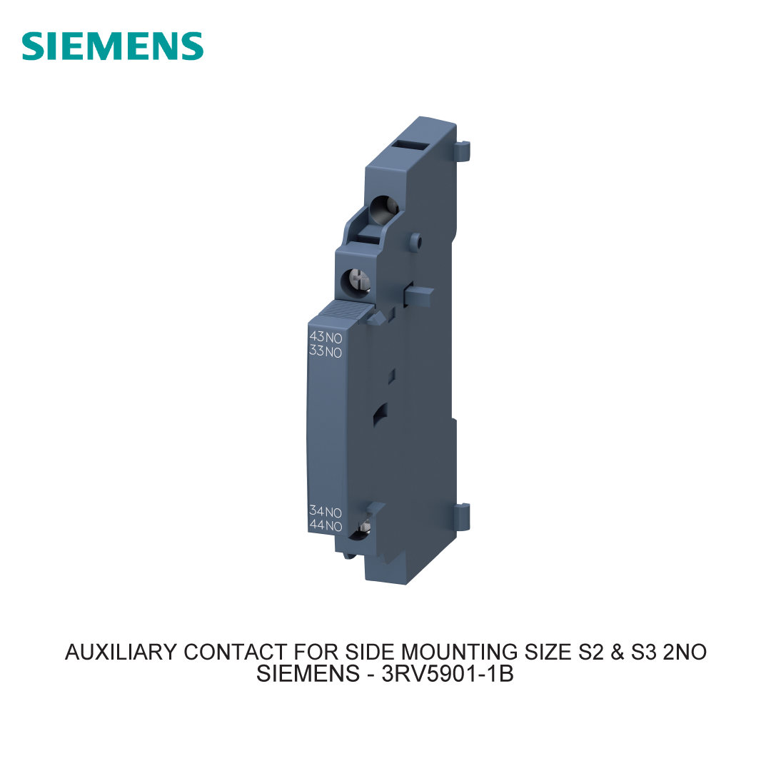 AUXILIARY CONTACT FOR SIDE MOUNTING SIZE S2 & S3 2NO