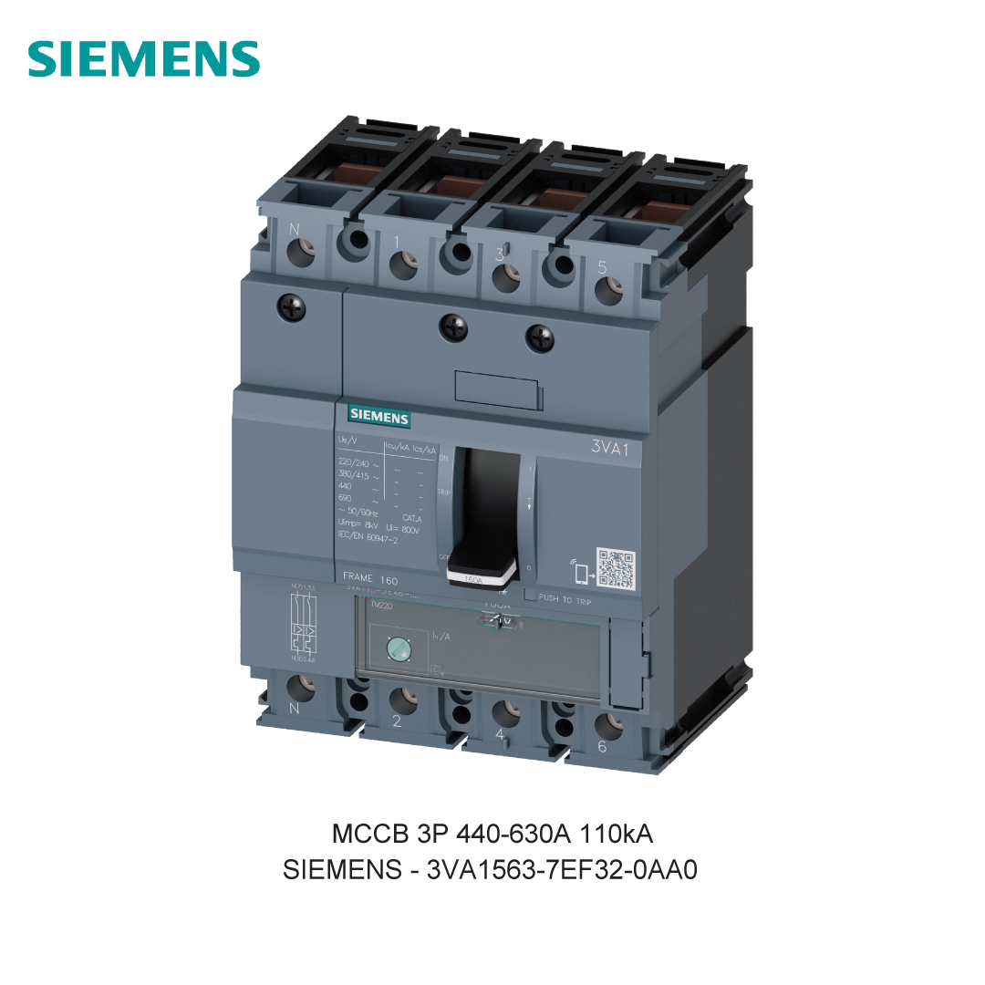 MCCB 3P 440-630A 110kA