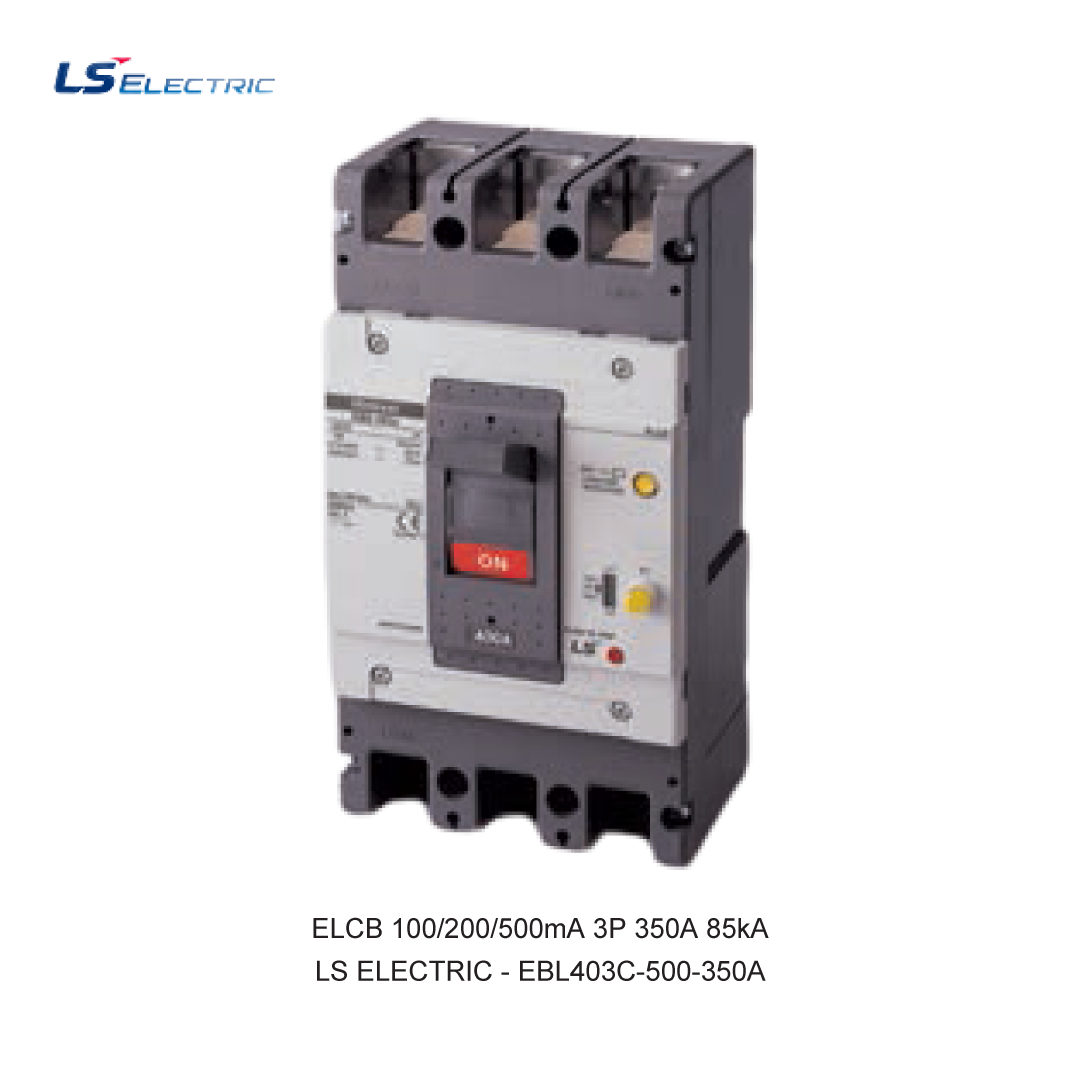 ELCB 100/200/500mA 3P 350A 85kA