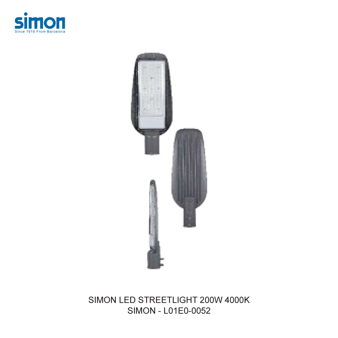 SIMON LED STREETLIGHT 200W 4000K
