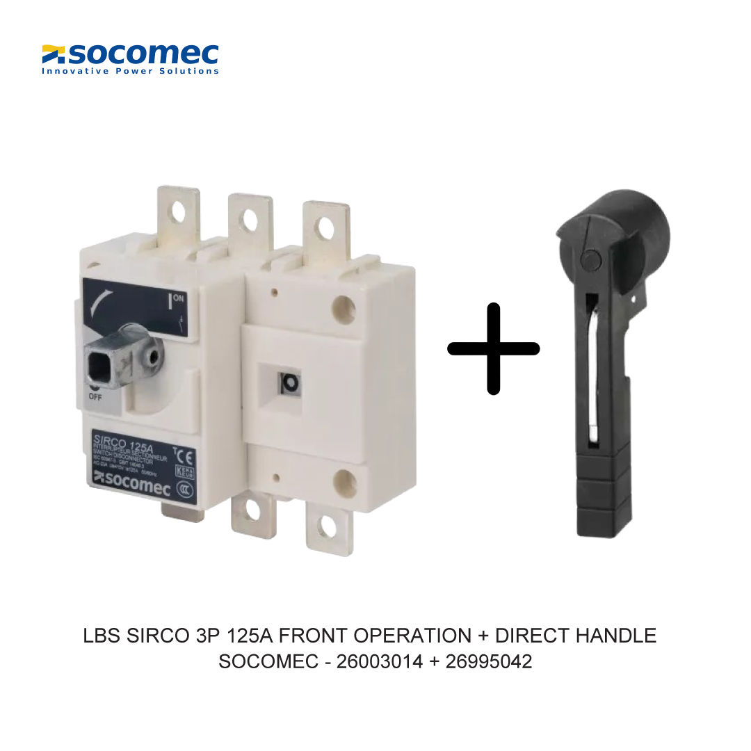 LBS SIRCO 3P 125A FRONT OPERATION + DIRECT HANDLE