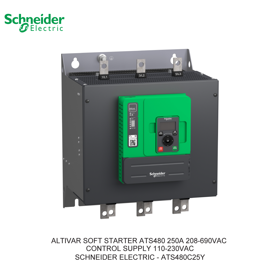 ALTIVAR SOFT STARTER ATS480 250A 208-690VAC CONTROL SUPPLY 110-230VAC
