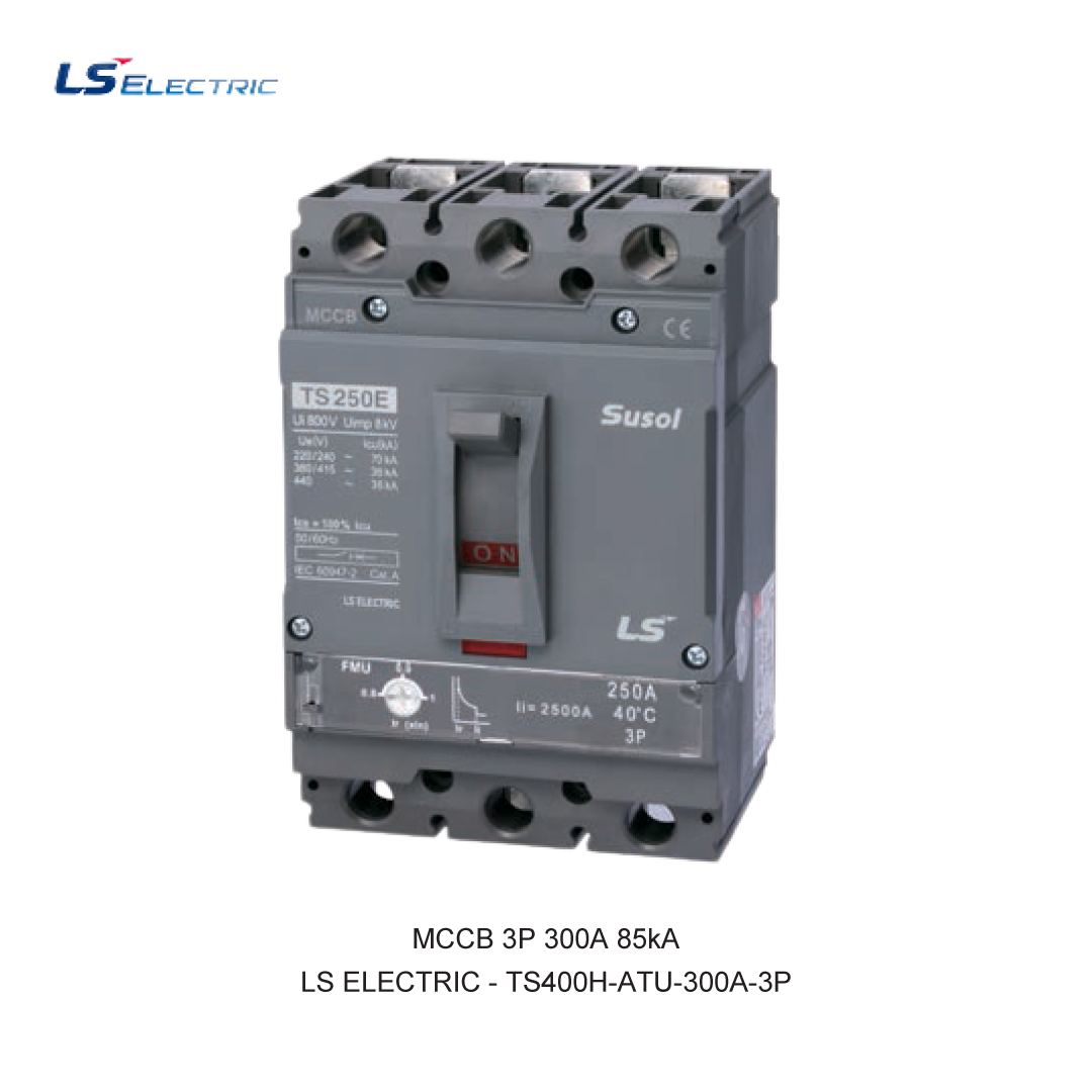 MCCB 3P 300A 85kA