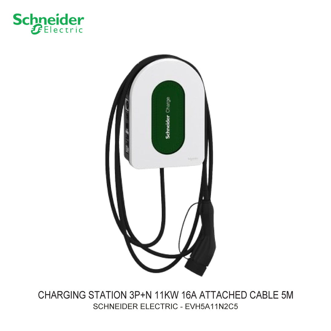 CHARGING STATION 3P+N 11KW 16A ATTACHED CABLE 5M