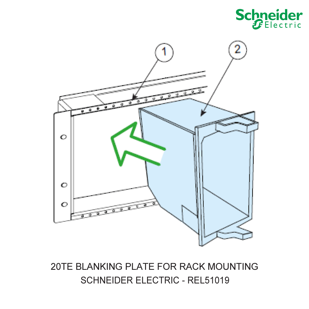 20TE BLANKING PLATE FOR RACK MOUNTING