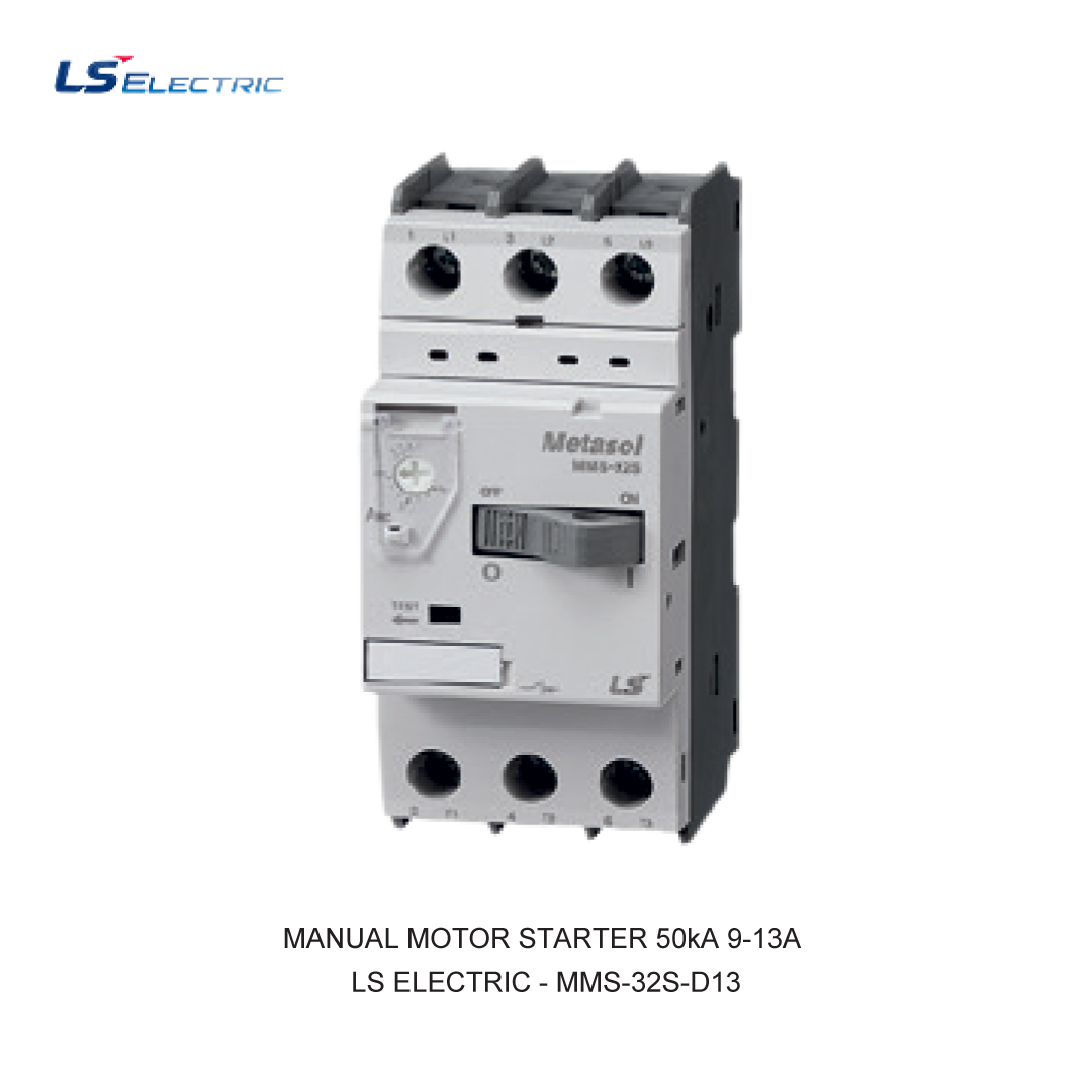 MANUAL MOTOR STARTER 50kA 9-13A