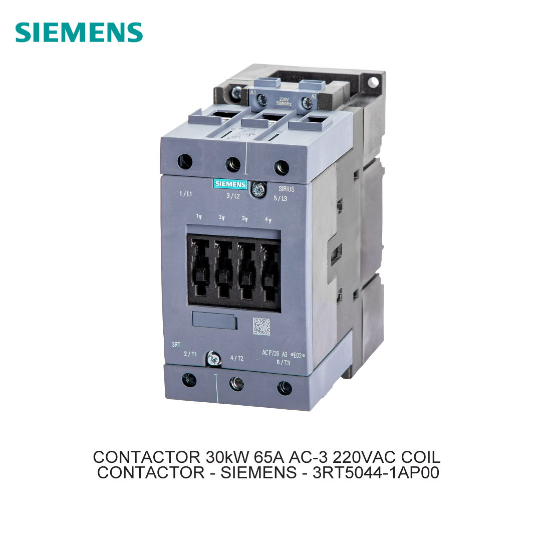 CONTACTOR 30kW 65A AC-3 220VAC COIL