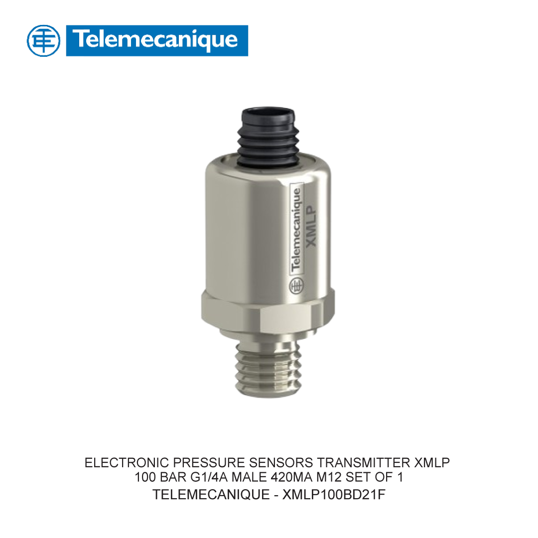 ELECTRONIC PRESSURE SENSORS TRANSMITTER XMLP 100 BAR G1/4A MALE 420MA M12 SET OF 1