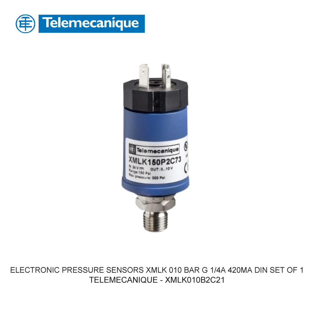 ELECTRONIC PRESSURE SENSORS XMLK 010 BAR G 1/4A 420MA DIN SET OF 1