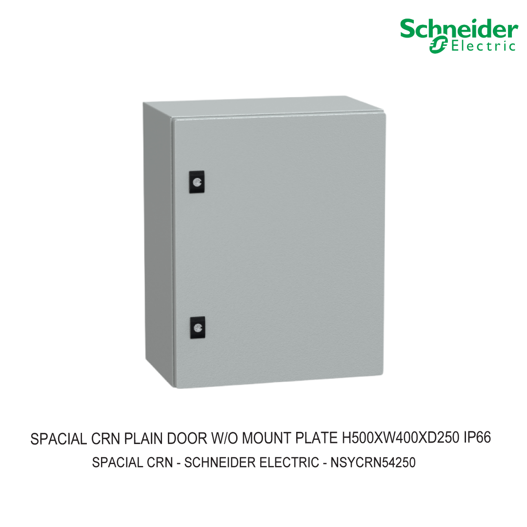 SPACIAL CRN PLAIN DOOR W/O MOUNT PLATE H500XW400XD250 IP66 IK10 RAL7035