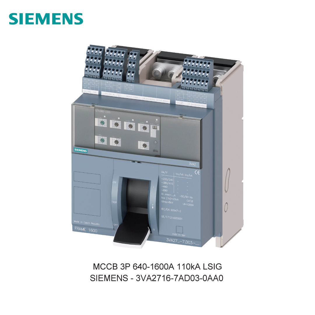 MCCB 3P 640-1600A 110kA LSIG