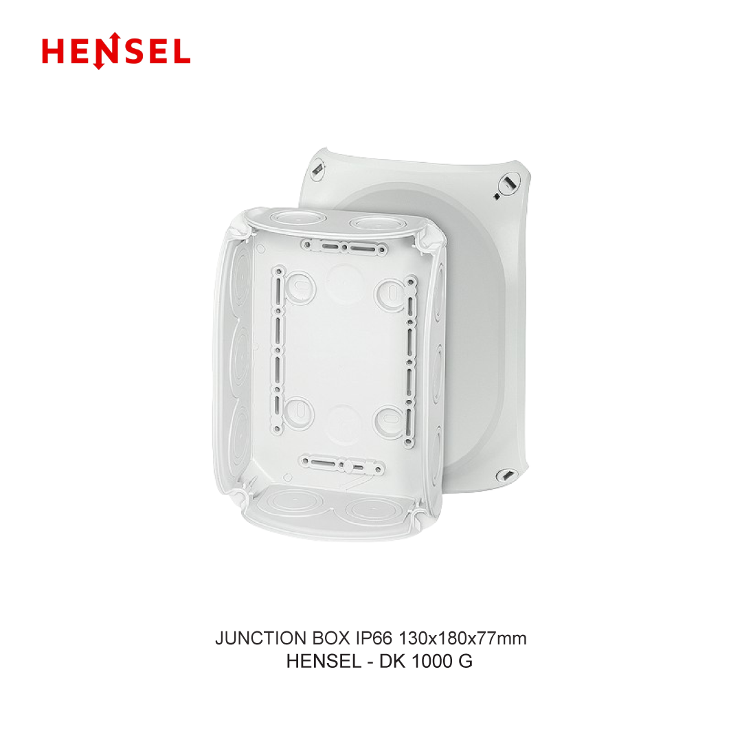 JUNCTION BOX IP66 130x180x77mm