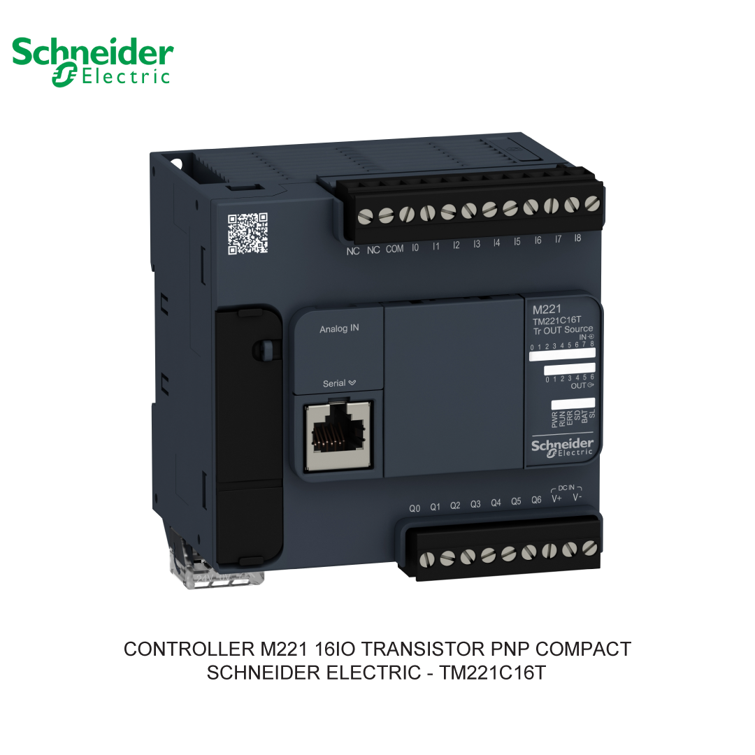 CONTROLLER M221 16IO TRANSISTOR PNP COMPACT