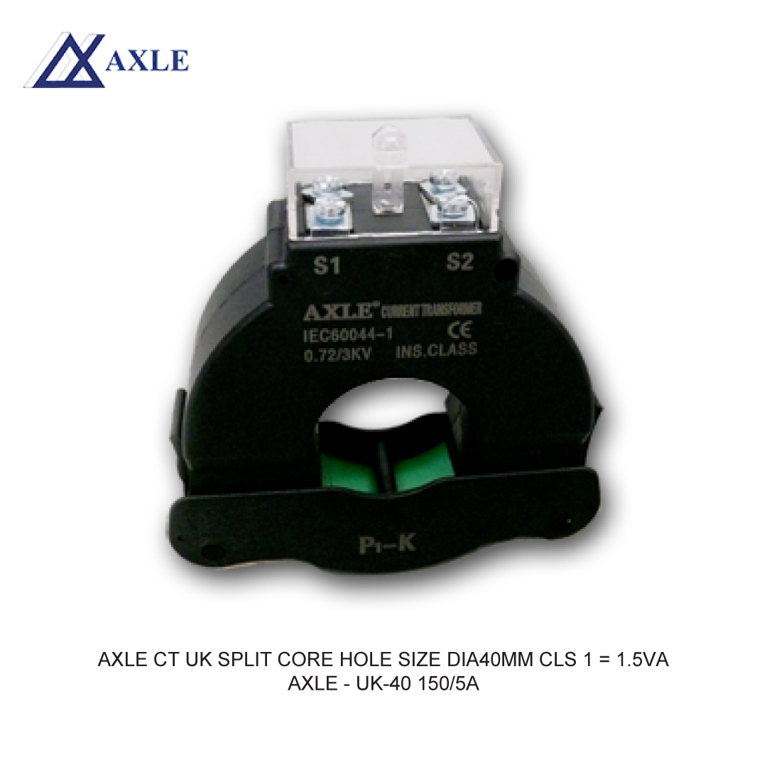 AXLE CT UK SPLIT CORE HOLE SIZE DIA40MM CLS 1 = 1.5VA