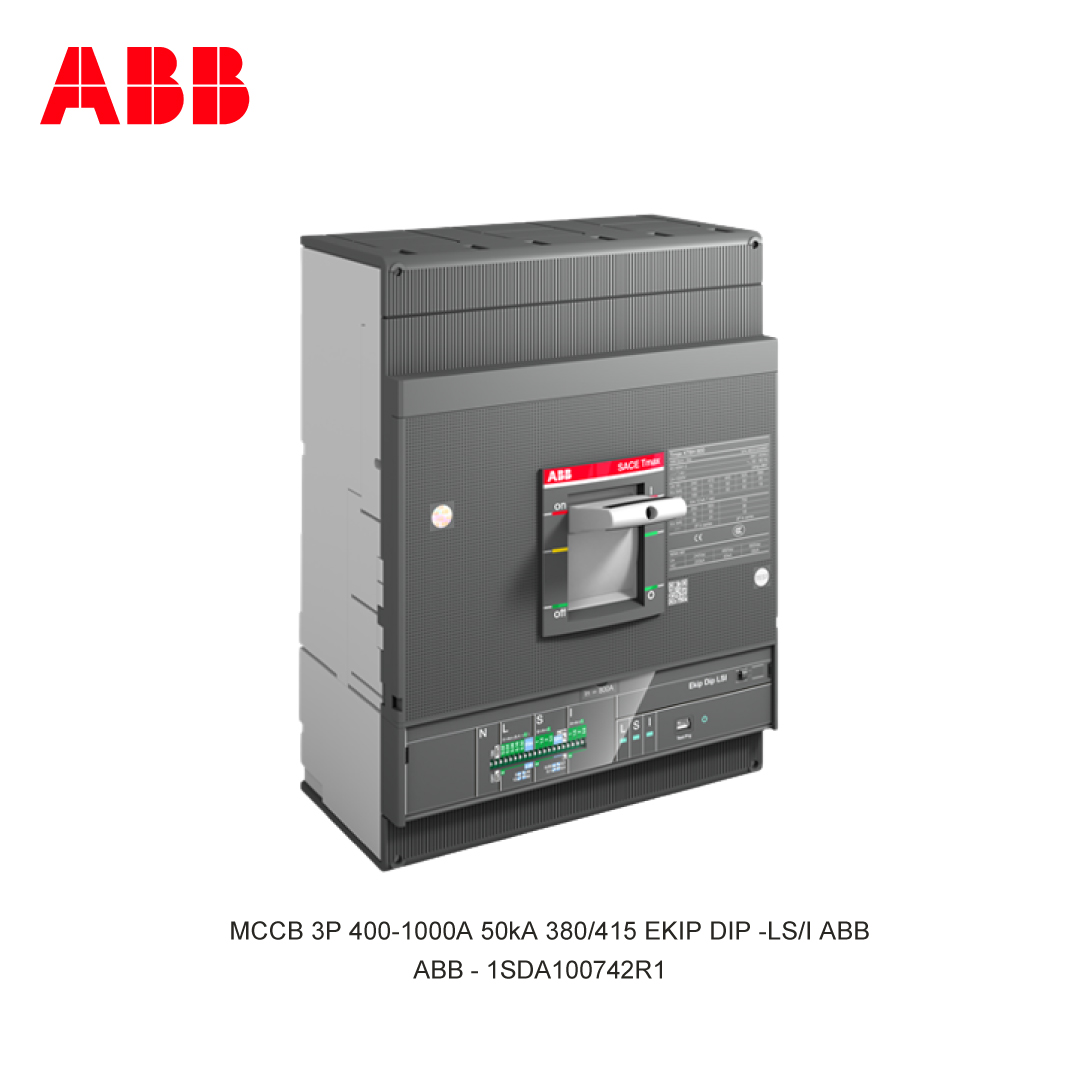 MCCB 3P 400-1000A 50kA 380/415 EKIP DIP -LS/I ABB
