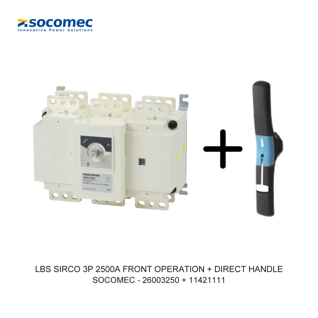 LBS SIRCO 3P 2500A FRONT OPERATION + DIRECT HANDLE