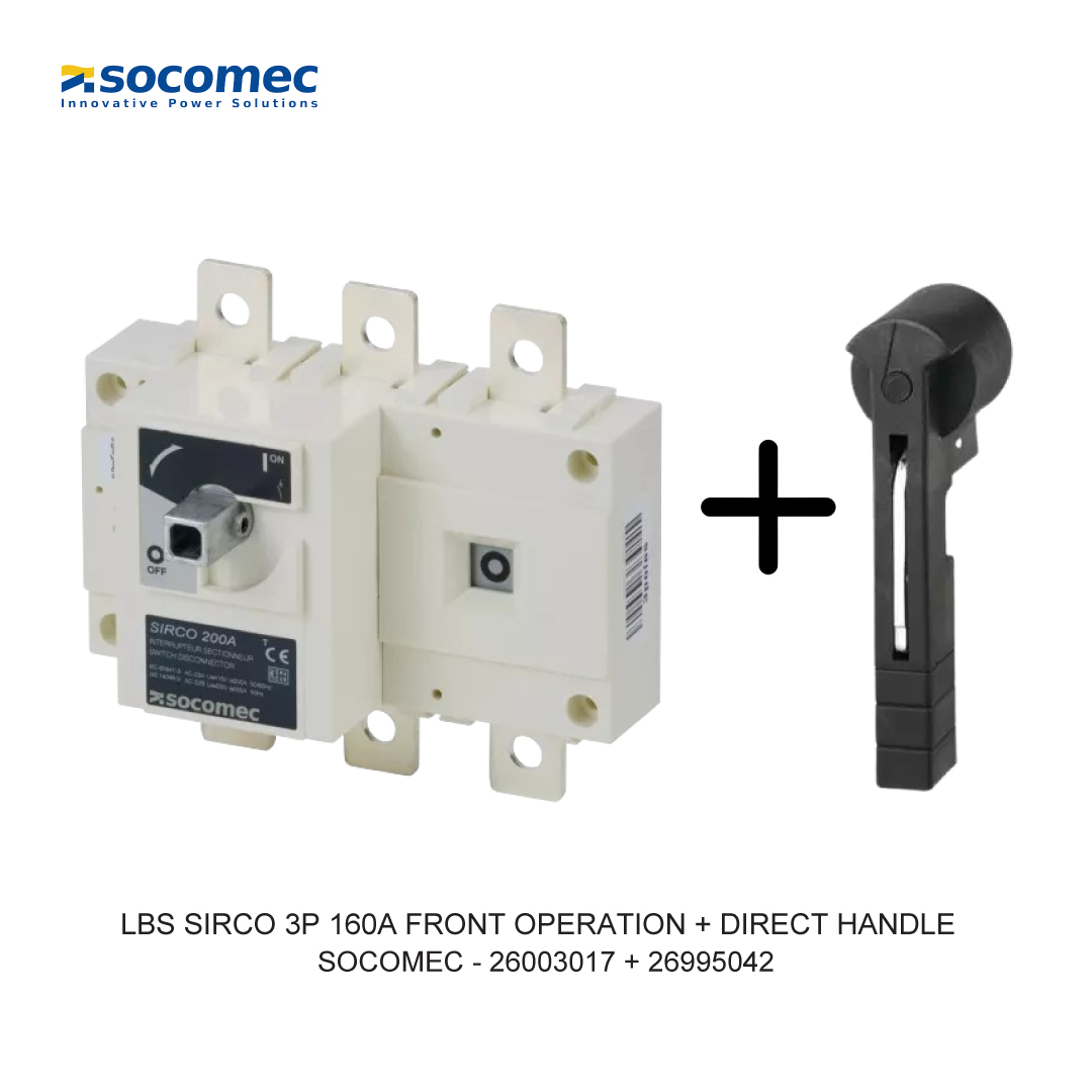 LBS SIRCO 3P 160A FRONT OPERATION + DIRECT HANDLE