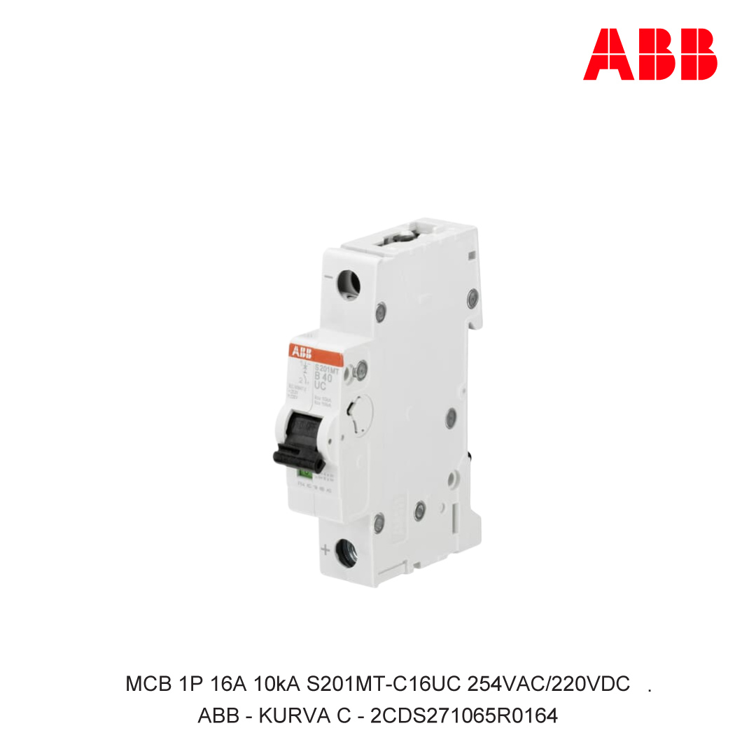 MCB 1P 16A 10kA KURVA C