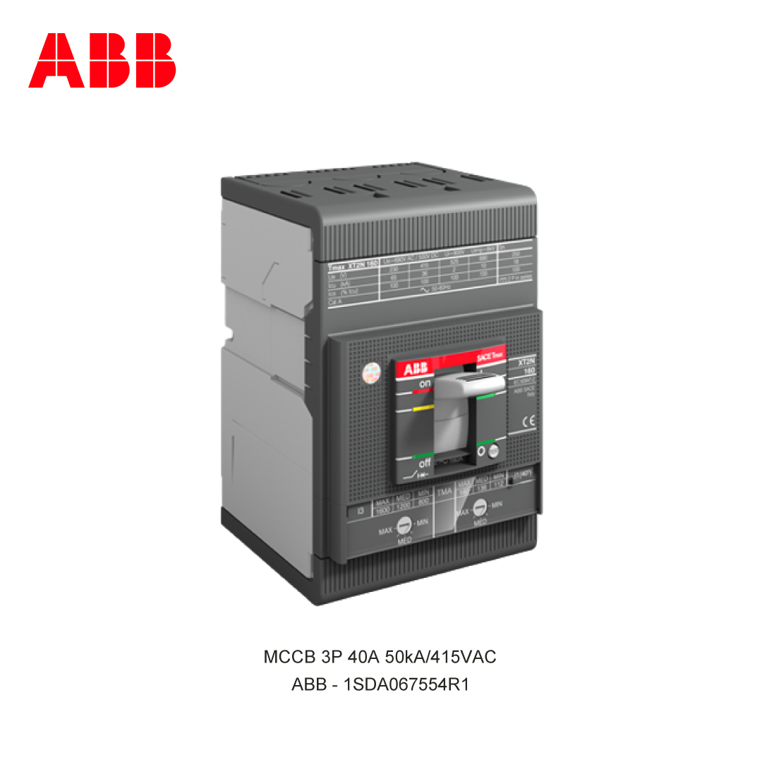 MCCB 3P 40A 50kA/415VAC