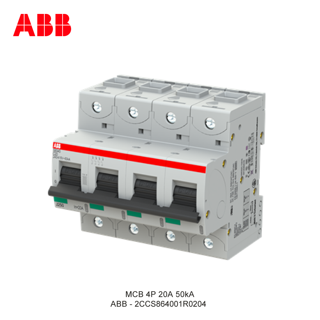 MCB 4P 20A 50kA KURVA C