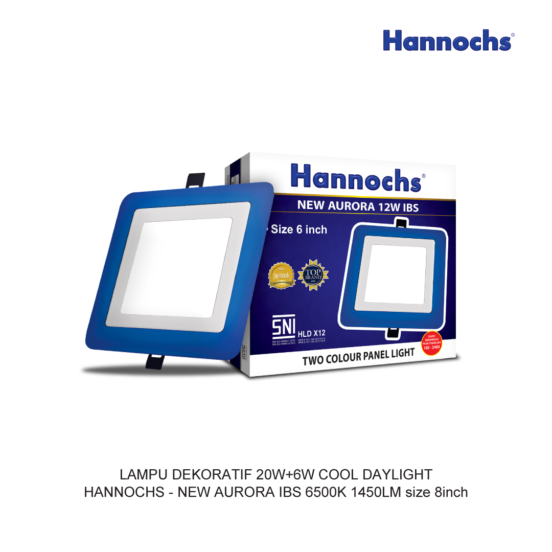 LAMPU DEKORATIF 20W+6W COOL DAYLIGHT HANNOCHS