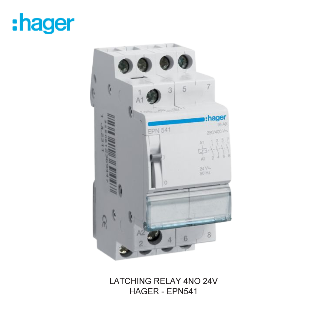 LATCHING RELAY 4NO 24V