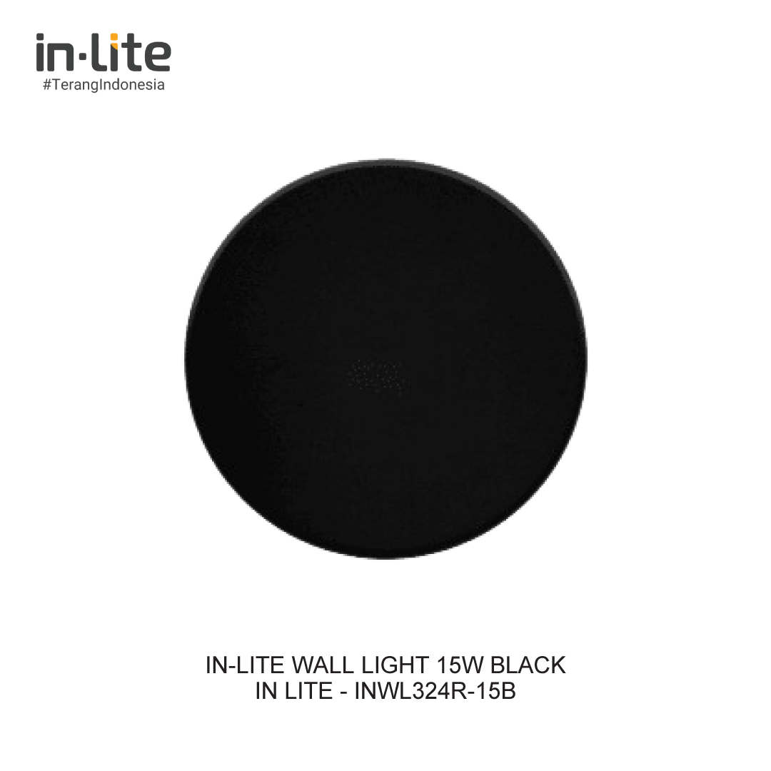 IN-LITE WALL LIGHT 15W 3 COLOR BLACK