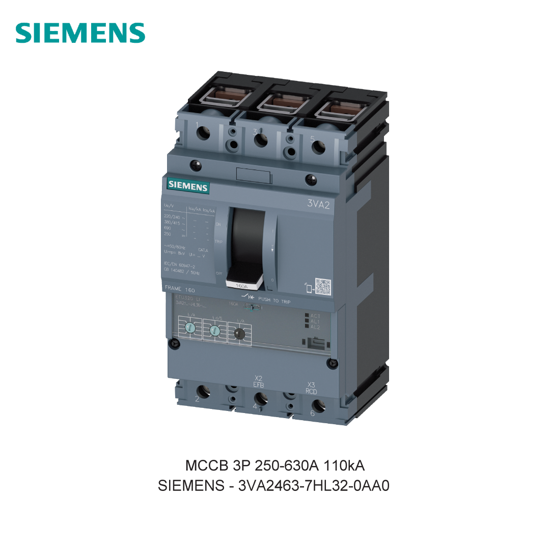 MCCB 3P 250-630A 110kA
