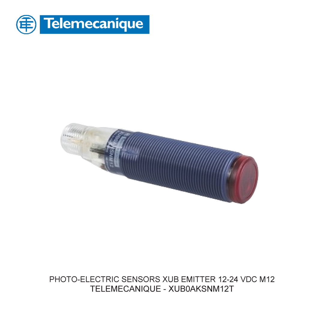 PHOTO-ELECTRIC SENSORS XUB EMITTER 12-24 VDC M12