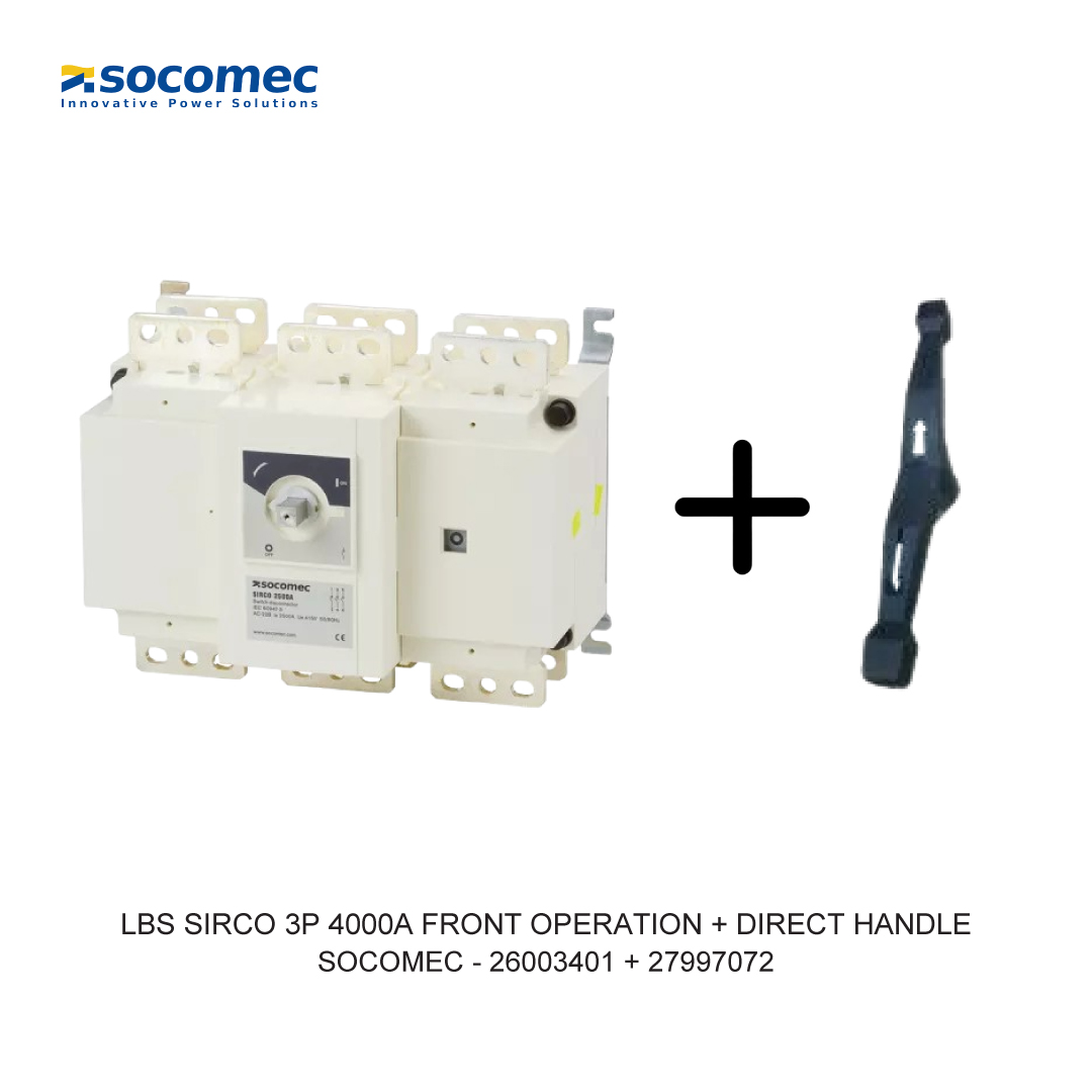 LBS SIRCO 3P 4000A FRONT OPERATION + DIRECT HANDLE
