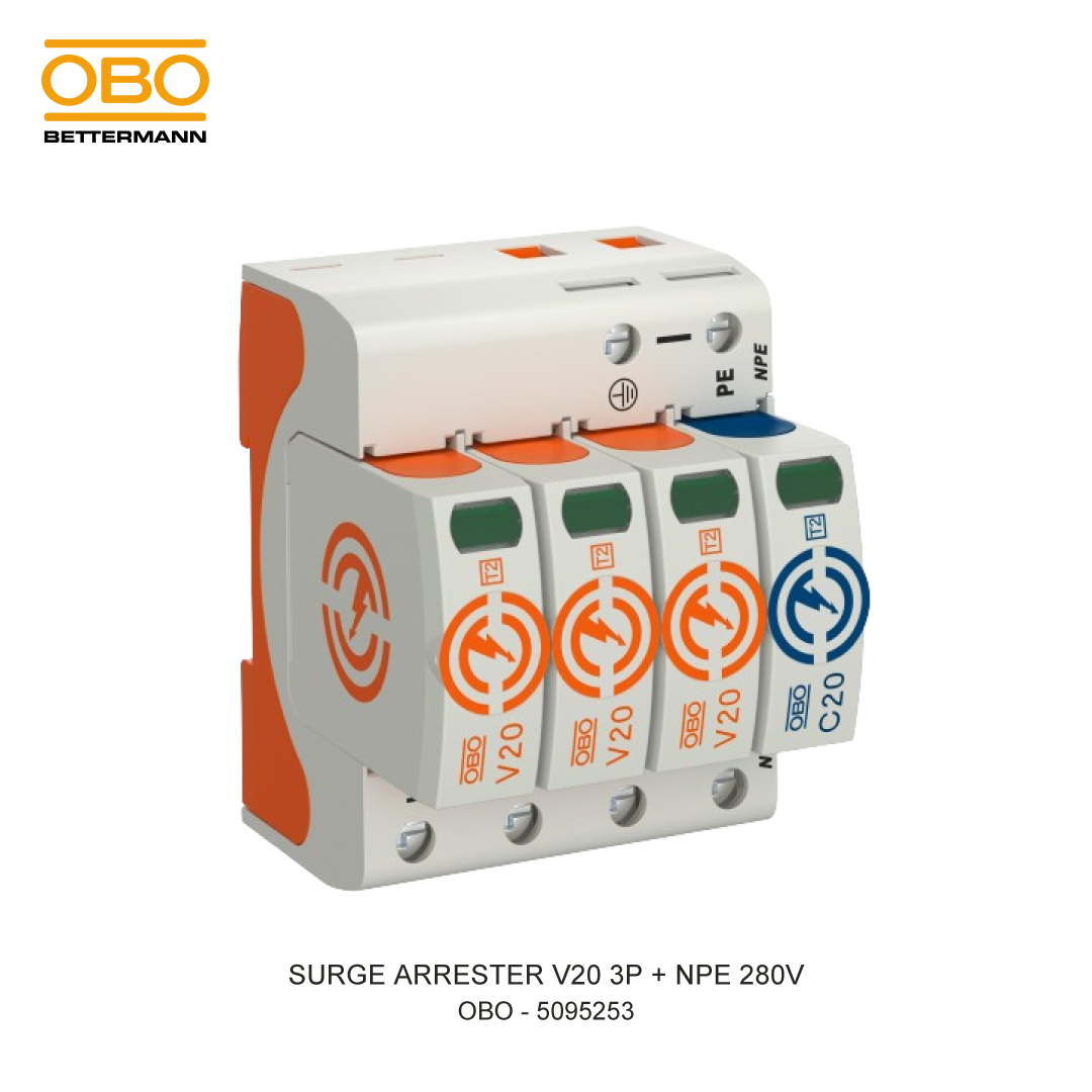 SURGE ARRESTER V20 3P + NPE 280V