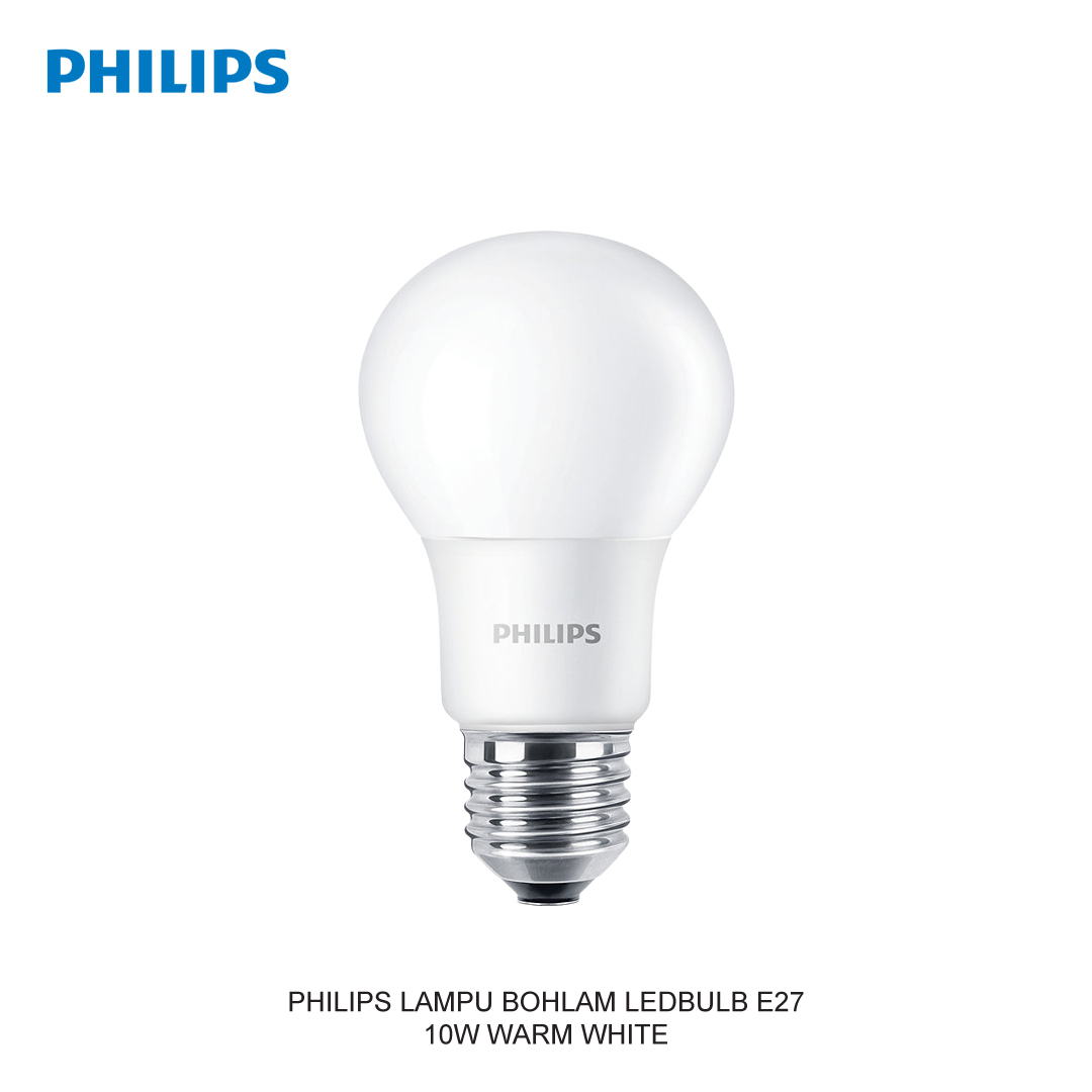 LED BULB 10W E27 WARM WHITE