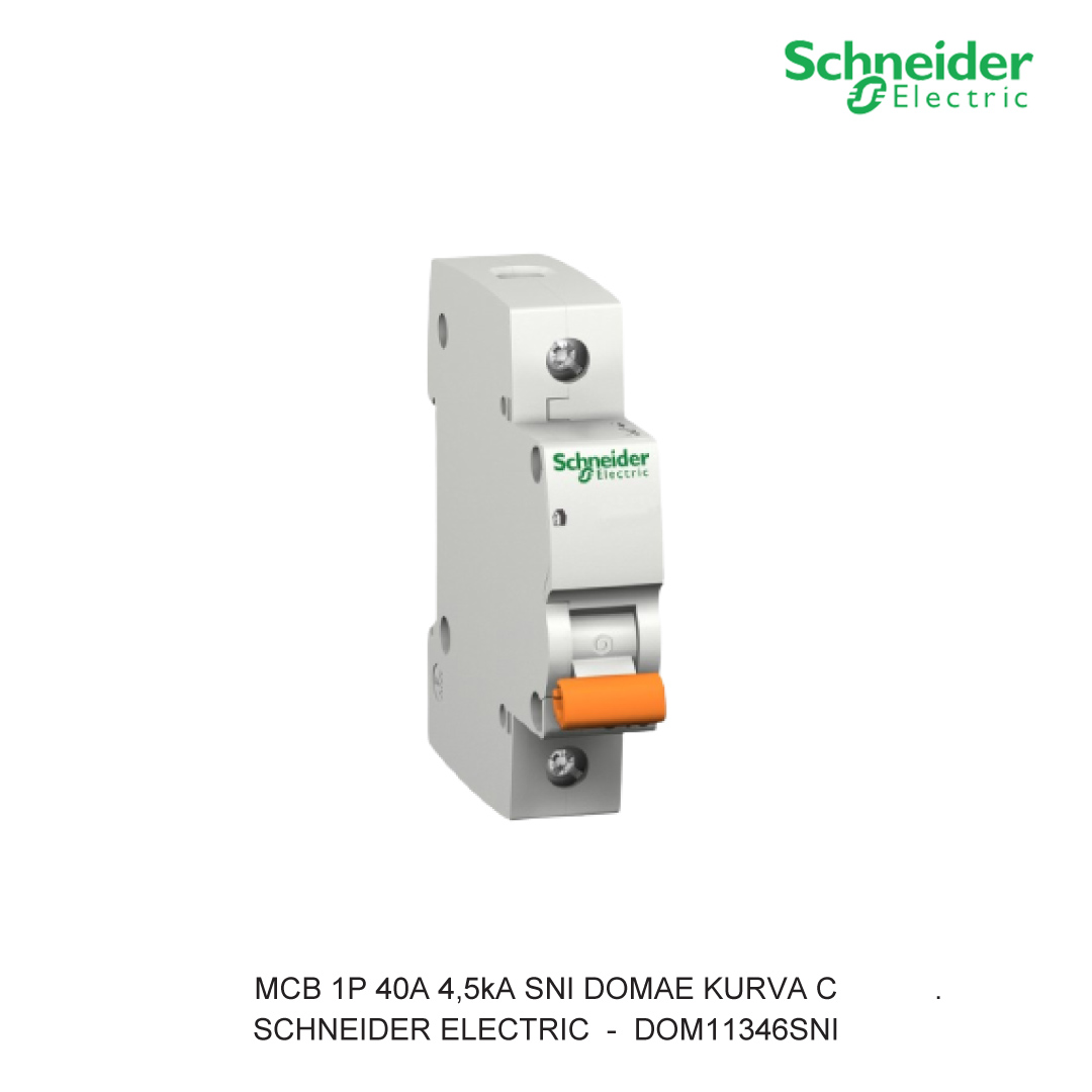 MCB 1P 40A 4,5kA KURVA C SNI