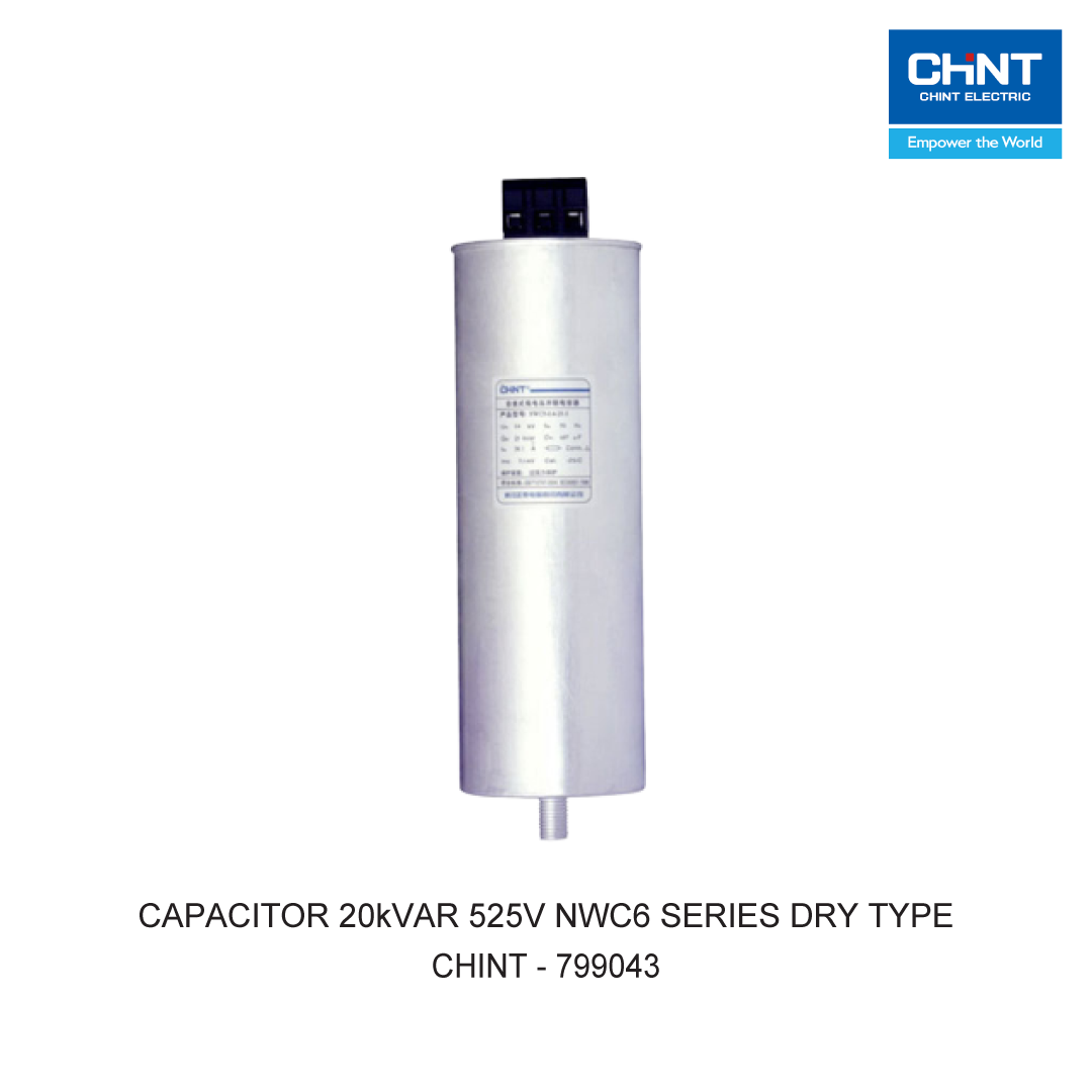 CAPACITOR 20kVAR 525V NWC6 SERIES DRY TYPE