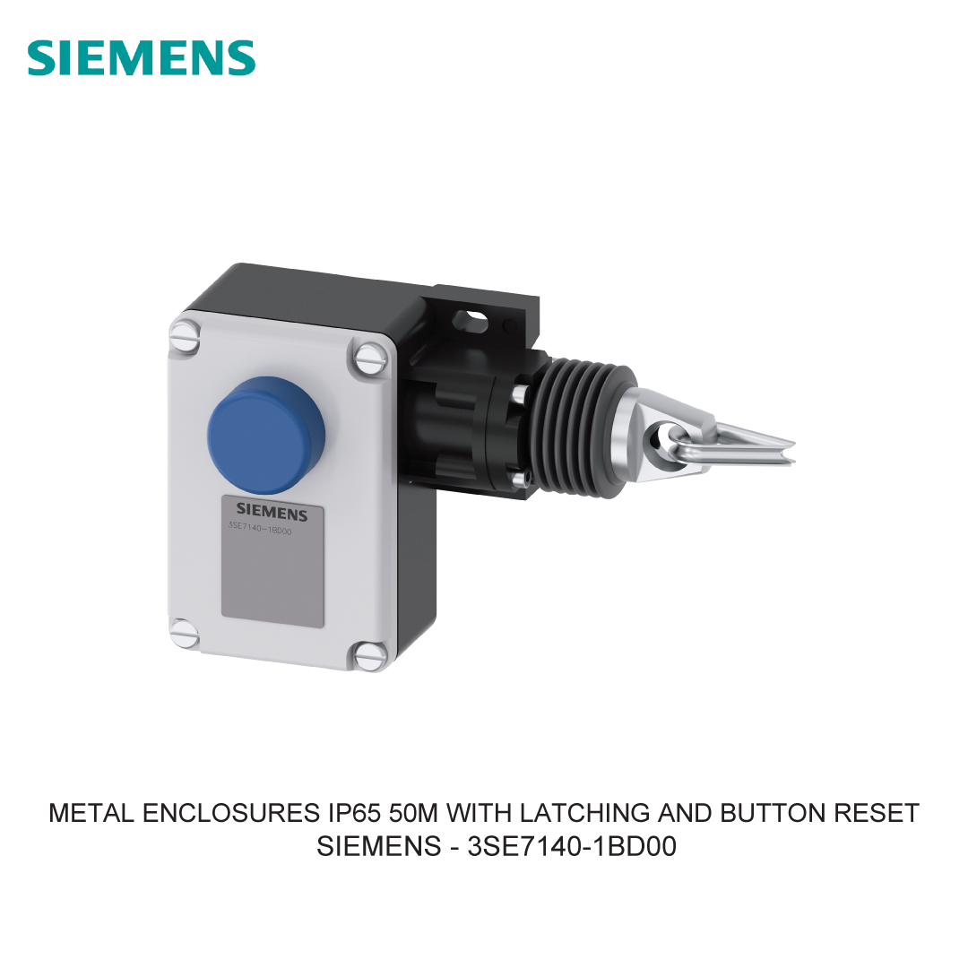 METAL ENCLOSURES IP65 50M WITH LATCHING AND BUTTON RESET