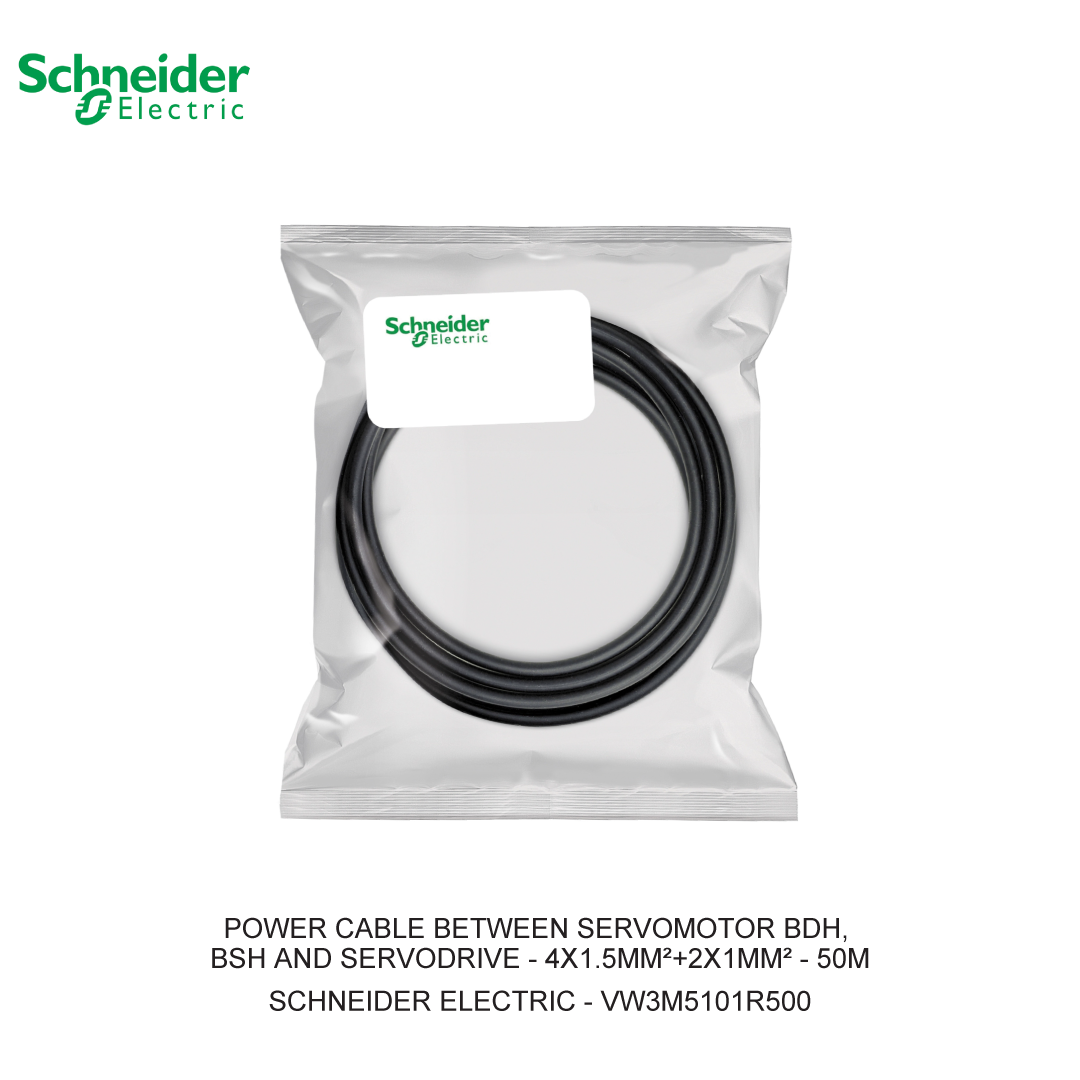 POWER CABLE BETWEEN SERVOMOTOR BDH, BSH AND SERVODRIVE 4X1.5MM²+2X1MM² 50M