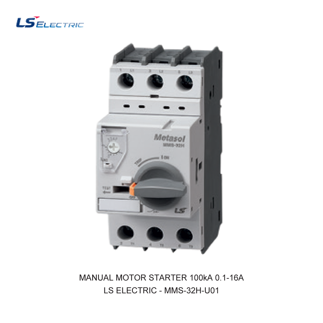 MANUAL MOTOR STARTER 100kA 0.1-16A