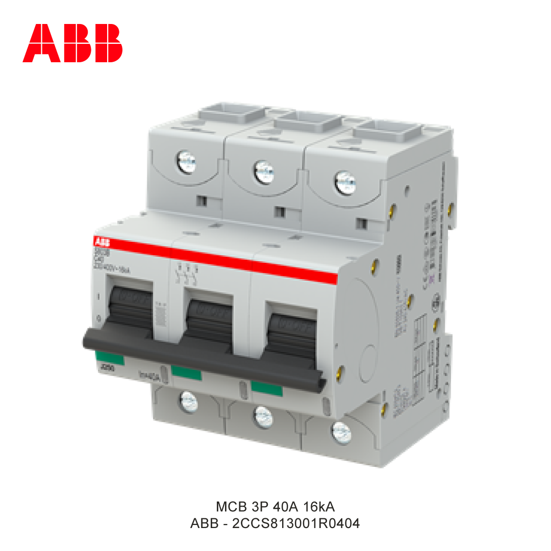MCB 3P 40A 16kA KURVA C