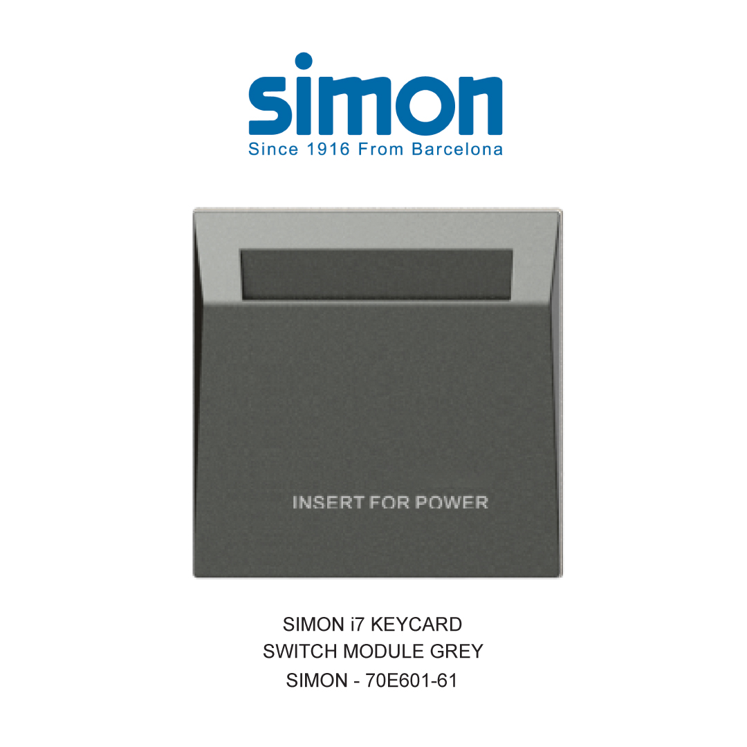 SIMON i7 KEYCARD SWITCH MODULE GREY