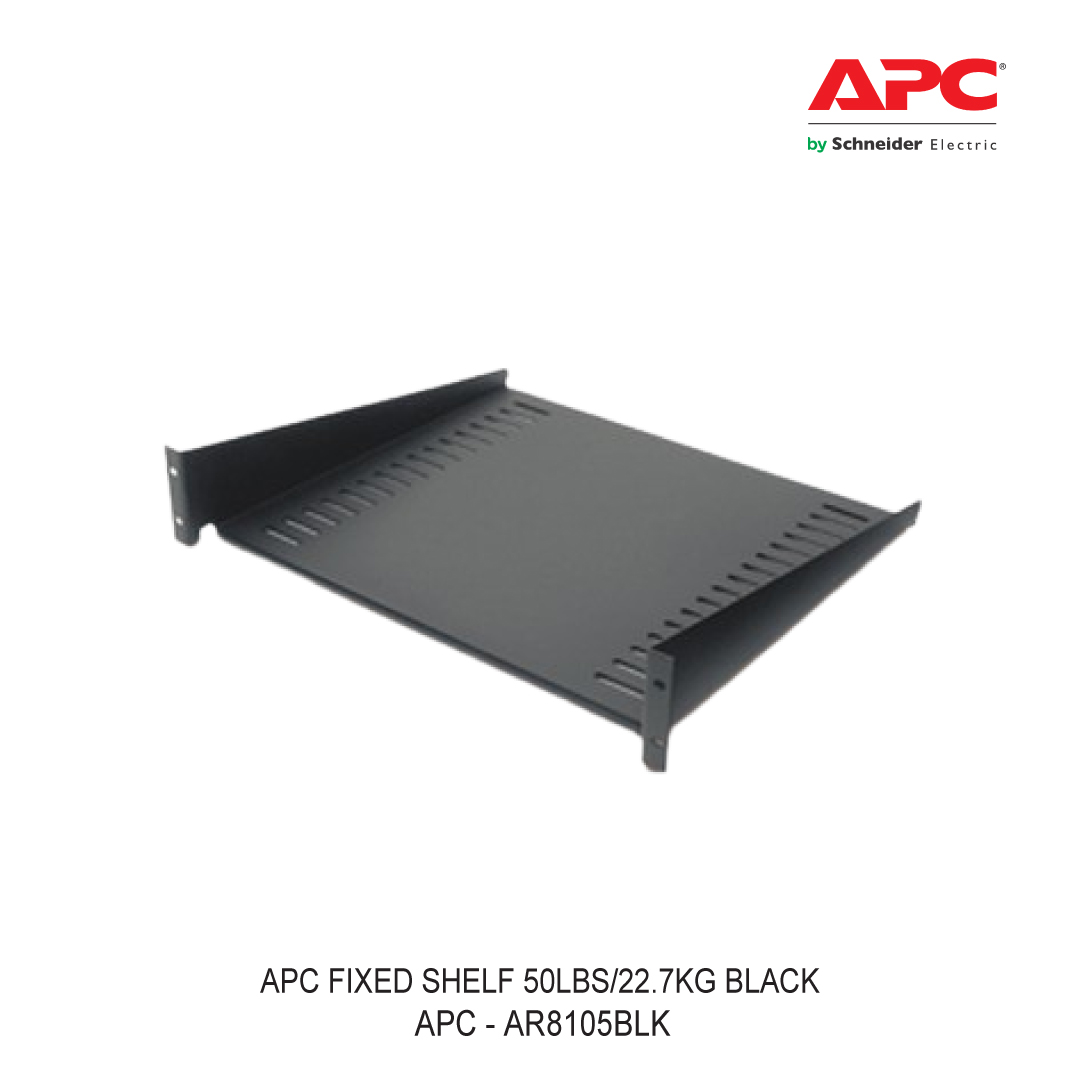 APC FIXED SHELF 50LBS/22.7KG BLACK