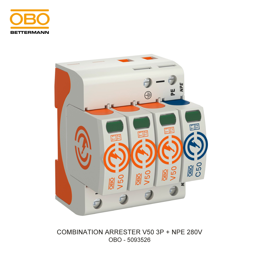 COMBINATION ARRESTER V50 3P + NPE 280V