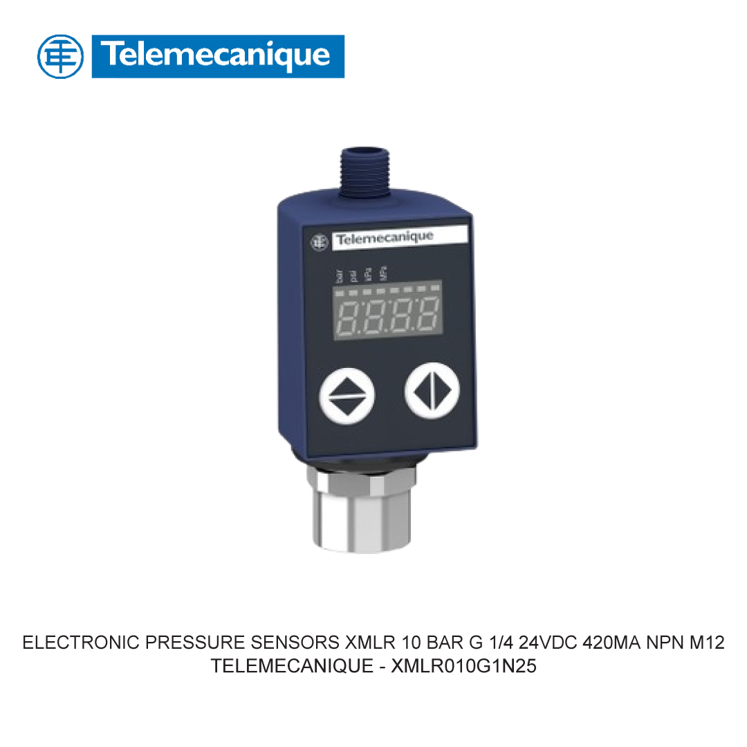 ELECTRONIC PRESSURE SENSORS XMLR 10 BAR G 1/4 24VDC 420MA NPN M12