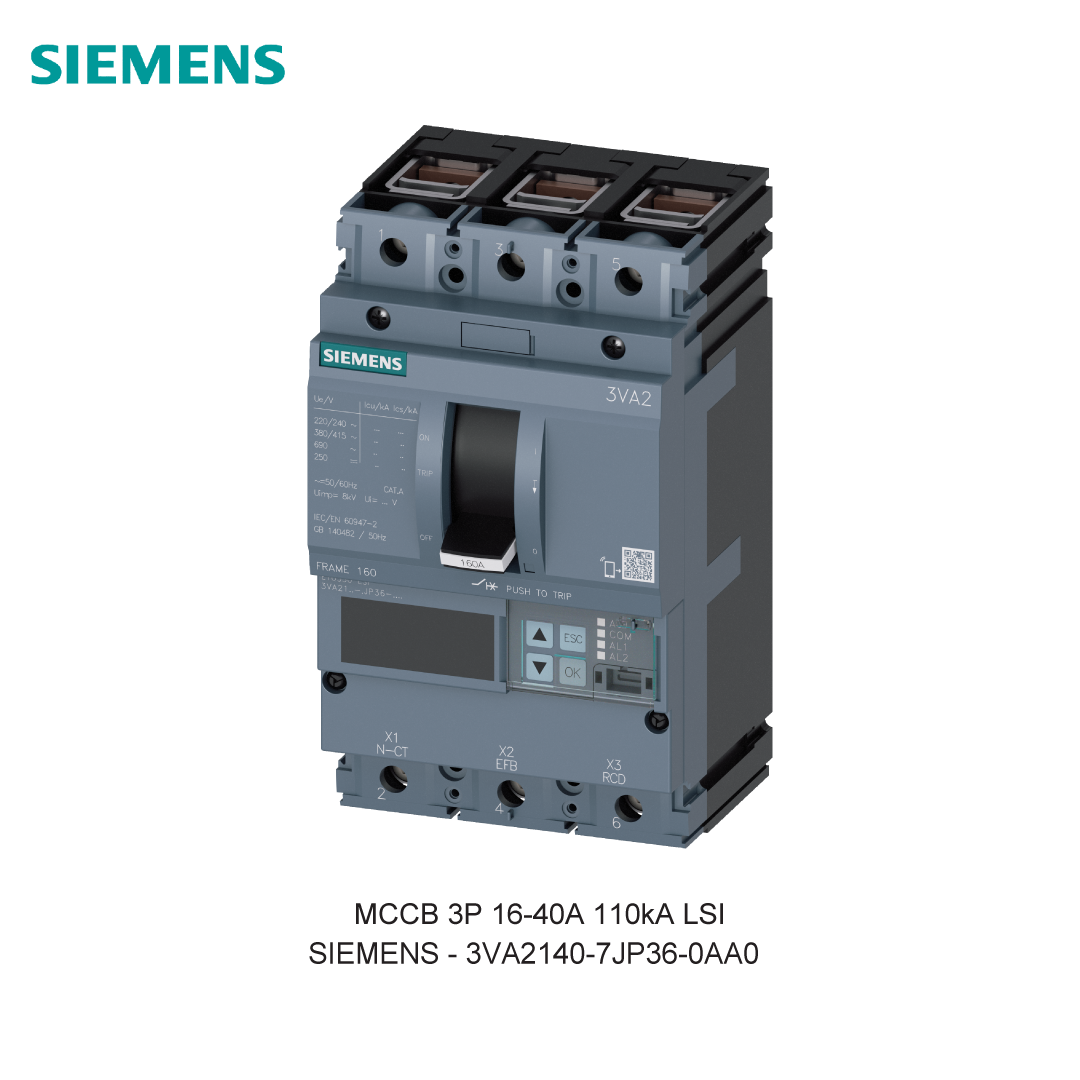 MCCB 3P 16-40A 110kA LSI