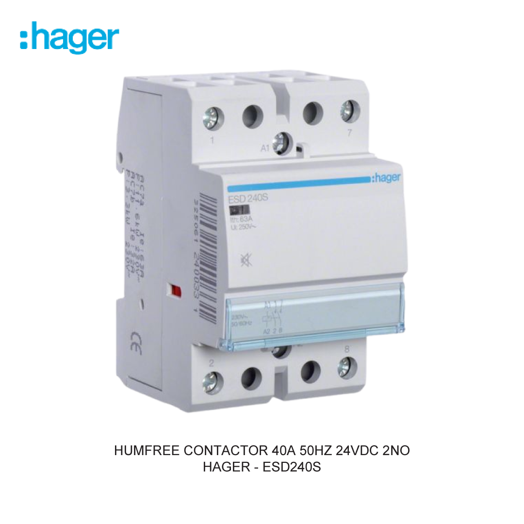 HUMFREE CONTACTOR 40A 50HZ 24VDC 2NO