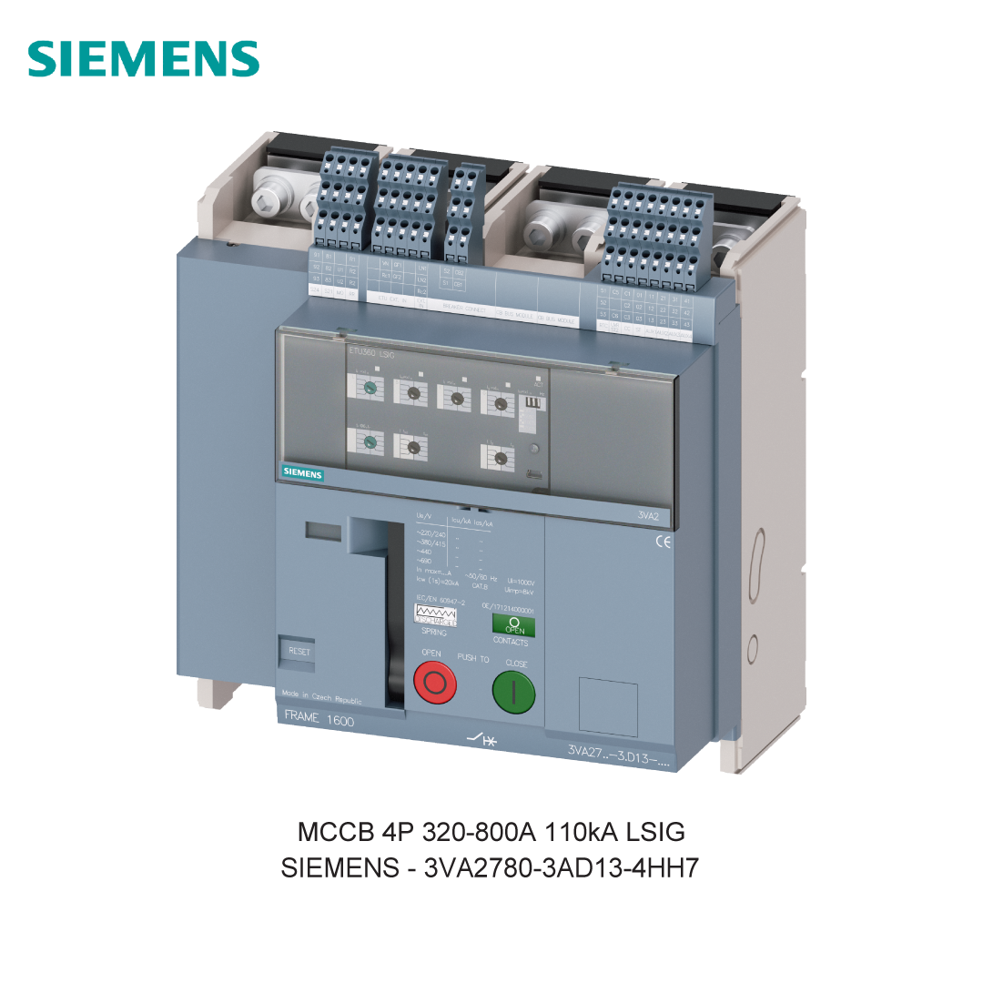 MCCB 4P 320-800A 110kA LSIG