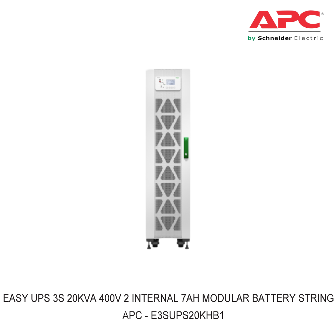 EASY UPS 3S 20KVA 400V 2 INTERNAL 7AH MODULAR BATTERY STRING