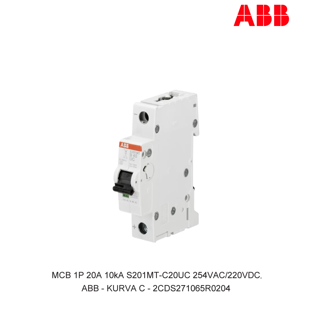 MCB 1P 20A 10kA KURVA C